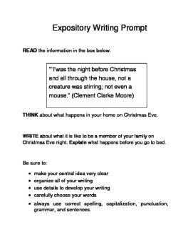 3 Christmas-Themed Expository Writing Prompts (STAAR/TEKS) Set B 3rd, 4th, 5th, image 3