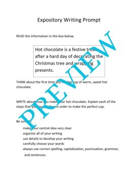 Christmas Expository Writing Prompts: Improve Writing Stamina (Grades 3-5), image 4