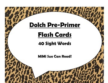 220 Dolch Sight Word Flash Cards Pre-Primer - 3rd (Cheetah/Leopard Black), image 3
