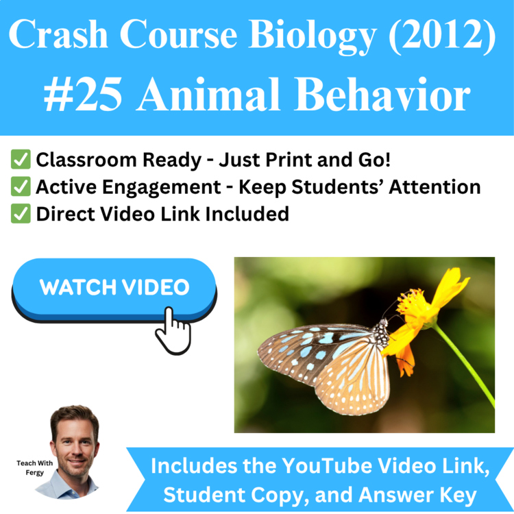 Crash Course BIOLOGY (2012) #25: Animal Behavior | Adaptation Responses