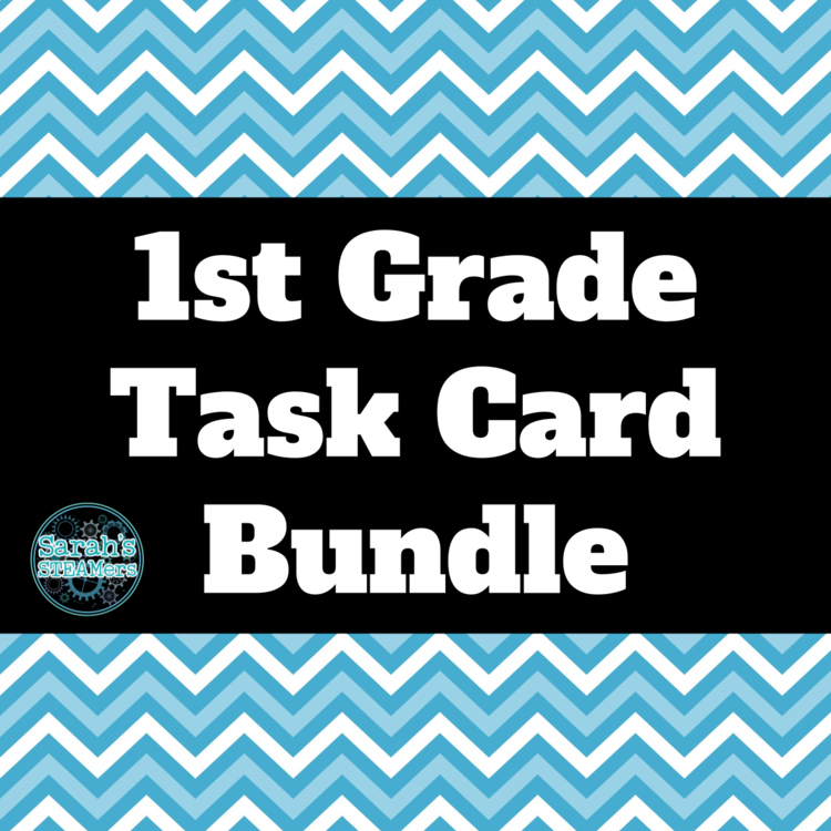 1st Grade Task Card Bundle