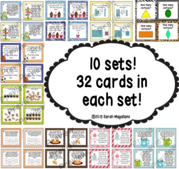 First Grade Math Task Cards BUNDLE, image 2