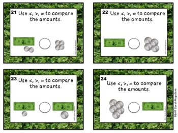 Money Math Task Cards 3 for Second Grade, image 2
