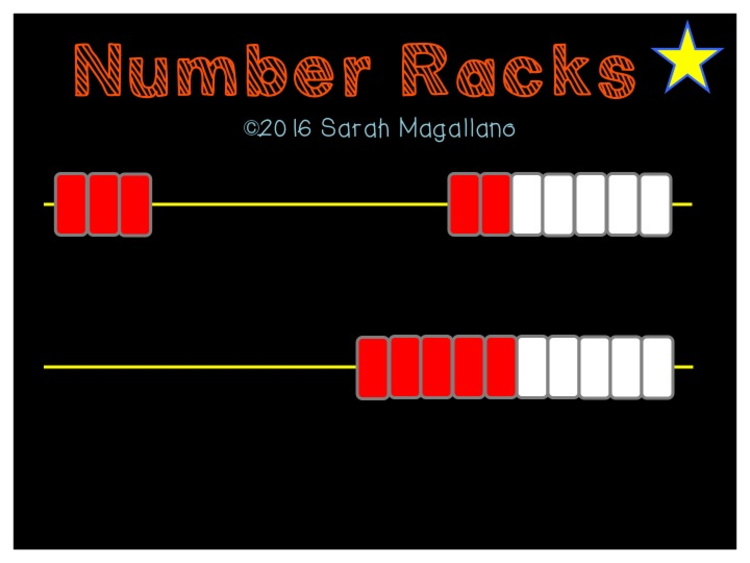 Number Racks (Rekenreks) Posters and Games
