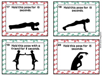 Brain Breaks Task Cards: Silhouette Poses, image 4