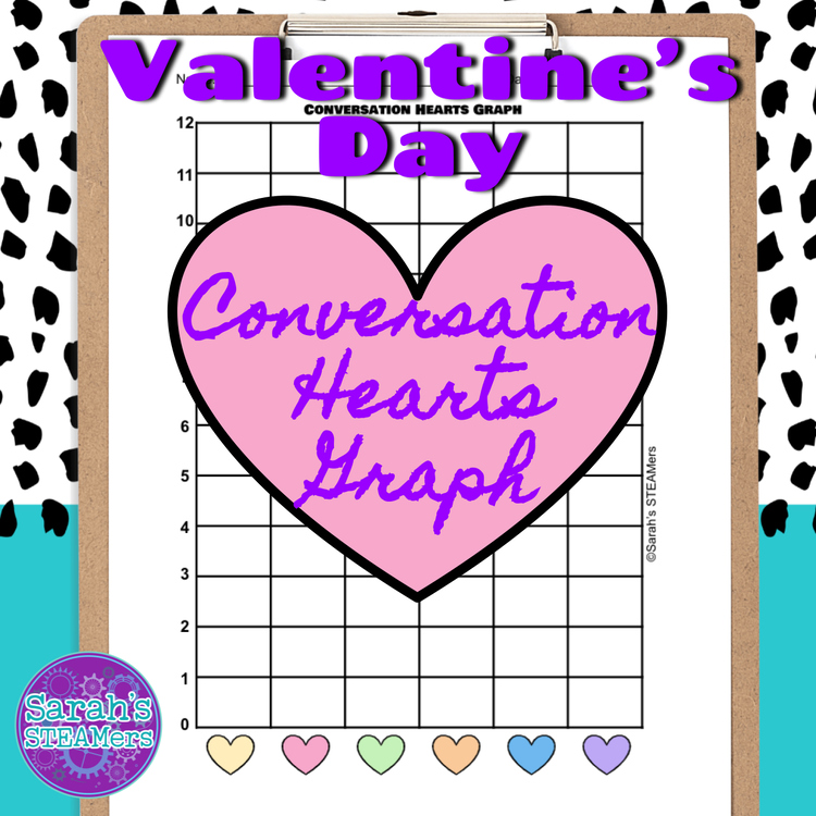 Valentine's Day Conversation Hearts Graphing Activity