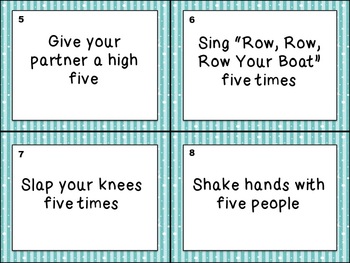 Brain Breaks Task Cards, image 2