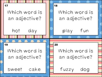 First Grade Language Arts Task Cards, image 2