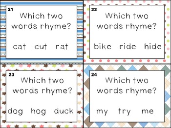 First Grade Language Arts Task Cards, image 4