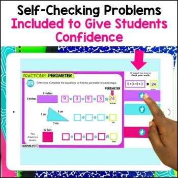 Perimeter of Polygons - Fun Digital Activities and Video Lesson, image 4