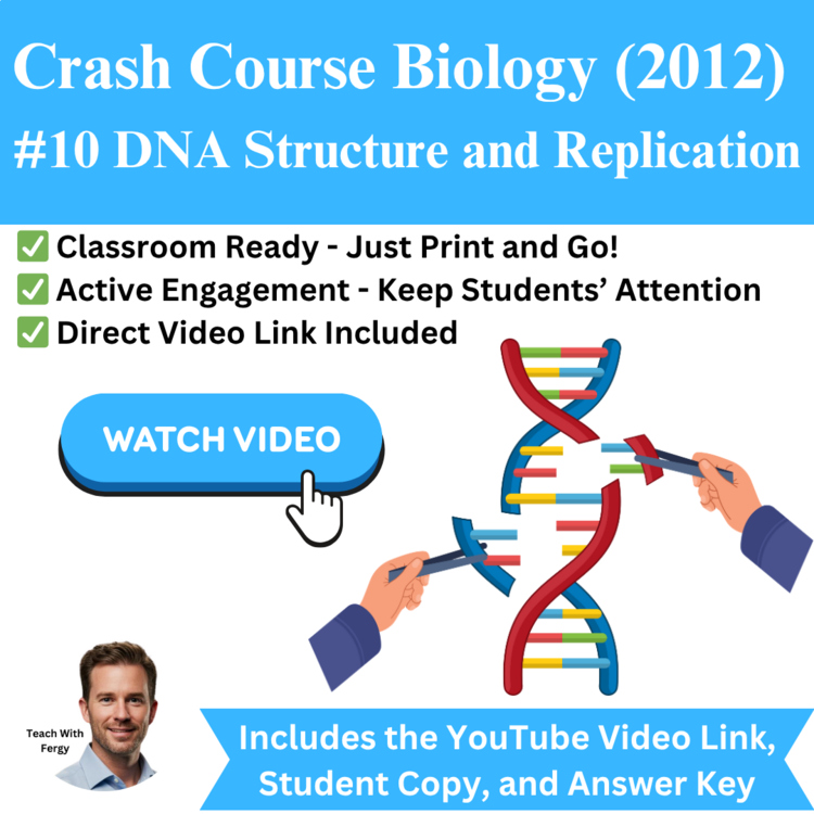 Crash Course BIOLOGY (2012) #10: DNA Structure and Replication