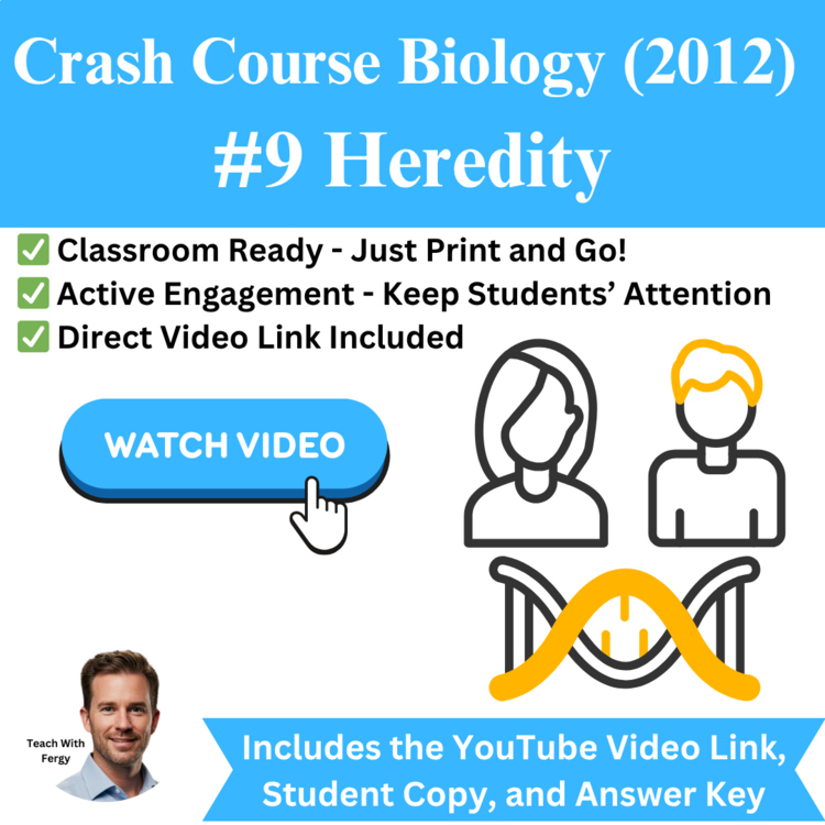 Crash Course BIOLOGY (2012) #9: Heredity | Chromosomes, Punnett Square