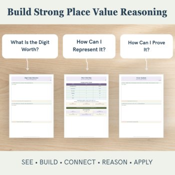 Place Value Math Worksheets | Number Sense, Comparing & Reasoning | UK & US, image 3