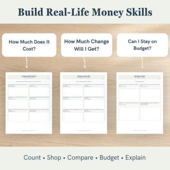US Money Math Worksheets | Dollars & Cents, Change & Budgeting | Grades 2–4, image 3