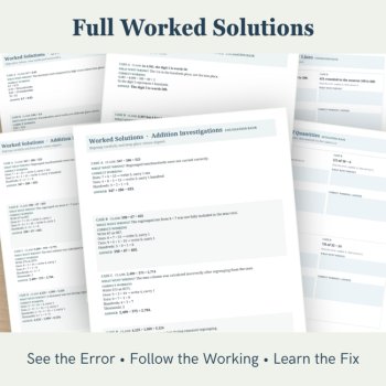 Math Error Analysis Worksheets – Find the Mistake | Grades 3–5, image 4