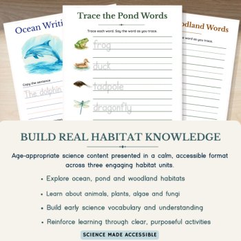 Explorer Habitats Bundle | Ocean, Pond Life & Woodland Science Activities, image 3