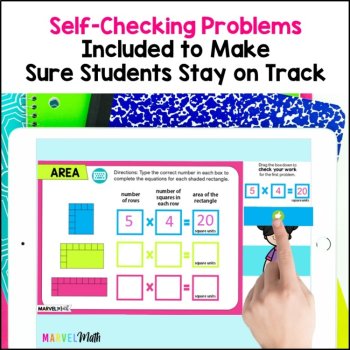 Area of Rectangles Interactive Google Slides with Video Lesson, image 3