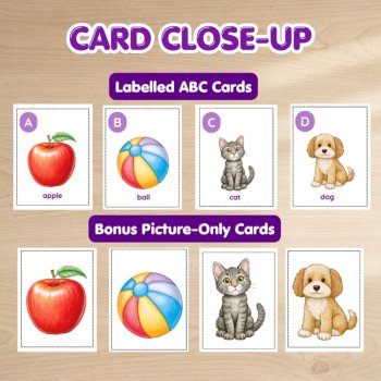 ABC Scavenger Hunt Printable | Alphabet Recognition, Picture Cards & Checklist, image 3