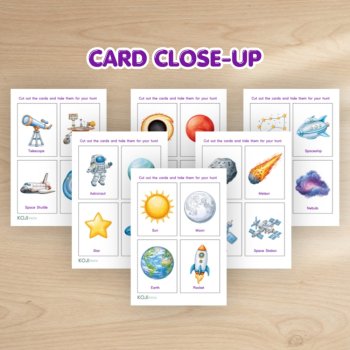 Space Scavenger Hunt | 24 Space Picture Cards & Checklist, image 3
