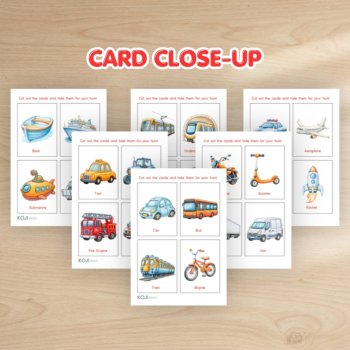 Transport Scavenger Hunt | 24 Vehicle Picture Cards & Checklist, image 3