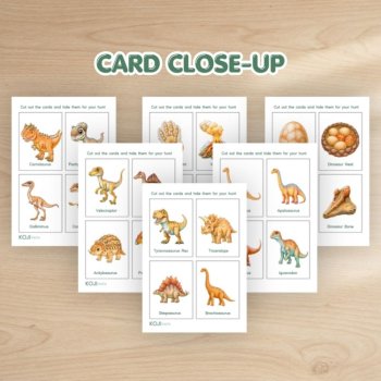 Dinosaur Scavenger Hunt | 24 Picture Cards & Checklist | Indoor & Outdoor Game, image 3