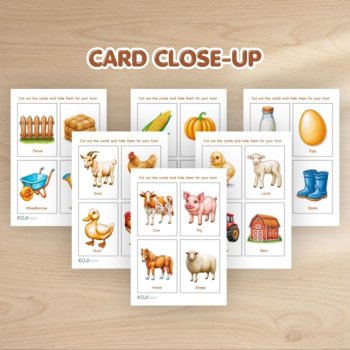 Farm Scavenger Hunt | 24 Picture Cards & Checklist | Indoor & Outdoor Game, image 3
