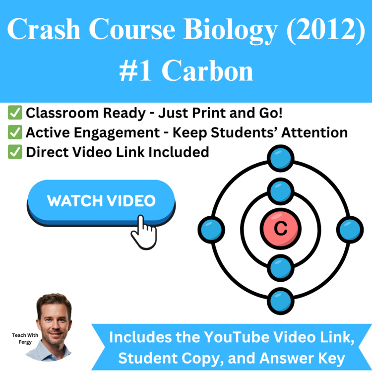 Crash Course BIOLOGY (2012) #1: Carbon | Organic Compounds, Covalent Bonds