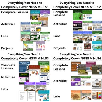 Middle School Life Science Curriculum | NGSS Aligned | MS-LS1, LS2, LS3, LS4, image 2