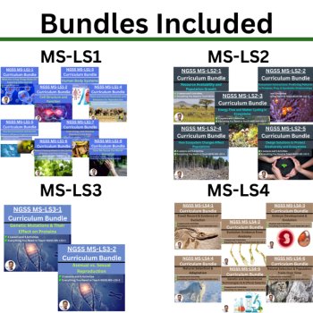 Middle School Life Science Curriculum | NGSS Aligned | MS-LS1, LS2, LS3, LS4, image 4