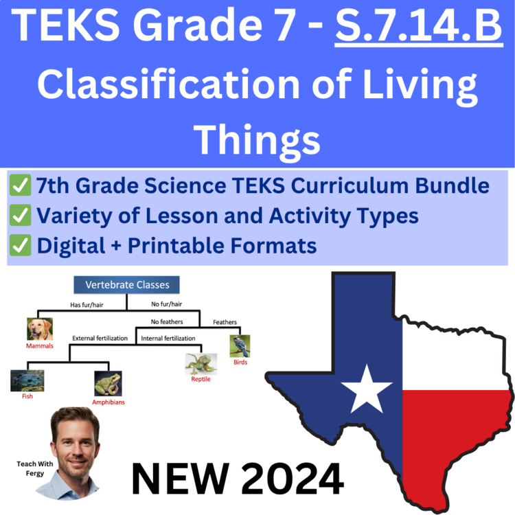 S.7.14.B - Classification of Living Things | TEKS Science 7th Grade | Kingdoms