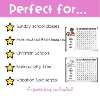 Good samaritan activity word search worksheet | Good samaritan coloring pages |, image 4