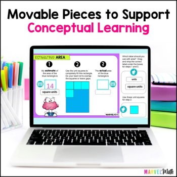 Introduction to Area Interactive Google Slides with Video Lesson, image 3