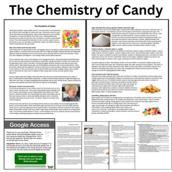 The Chemistry of Candy - High School Reading | Sugar, Acids, Thermal Reactions, image 2