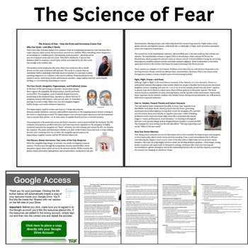 The Science of Fear - High School Reading | Fight or Flight or Freeze, Anxiety, image 2