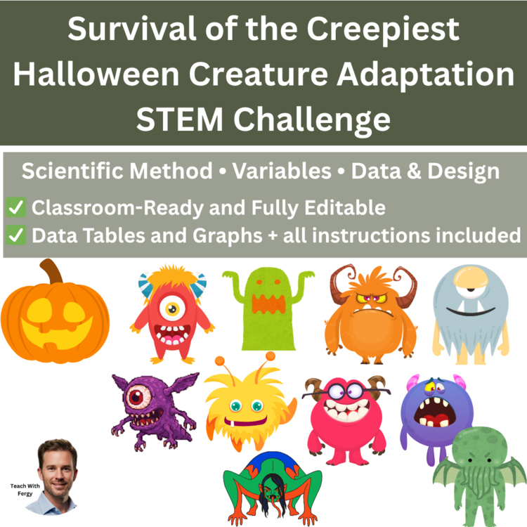 Survival of the Creepiest – Halloween Creature Adaptation STEM Challenge