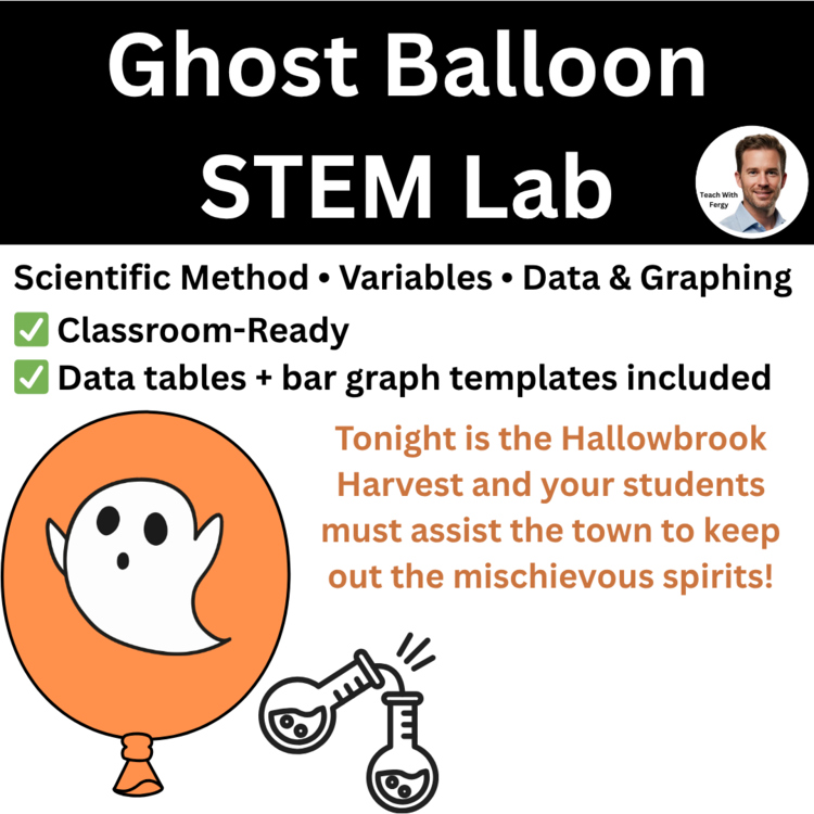 Halloween Ghost Balloon STEM Investigation: The Science of Lift and Reaction