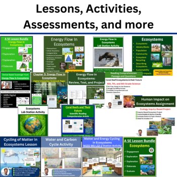 S.7.12 - Organisms & Environments - Ecosystems Bundle | TEKS 7th Grade | STAAR, image 2