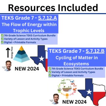 S.7.12 - Organisms & Environments - Ecosystems Bundle | TEKS 7th Grade | STAAR, image 4