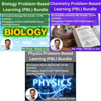 High School Project-Based Learning Bundle - Biology, Chemistry, Physics | PBL, image 2