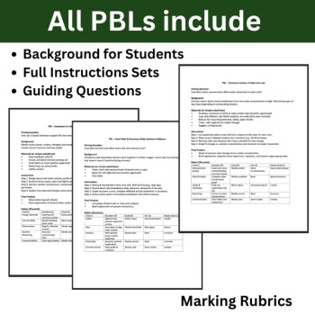 Middle School Project-Based Learning Bundle - Life and Physical Science | PBL, image 3