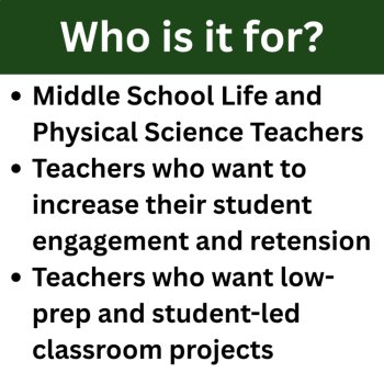 Middle School Project-Based Learning Bundle - Life and Physical Science | PBL, image 4