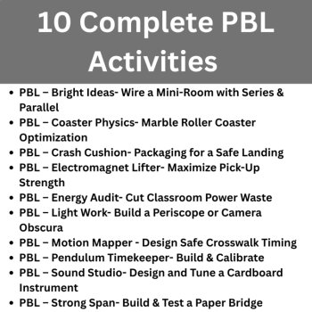 Physics Project-Based Learning (PBL) Activities 10 Engaging Hands-On Projects, image 2