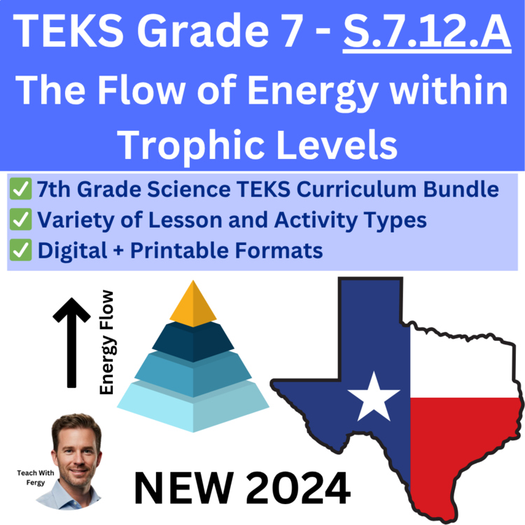S.7.12.A - The Flow of Energy within Trophic Levels | TEKS Science 7th Grade