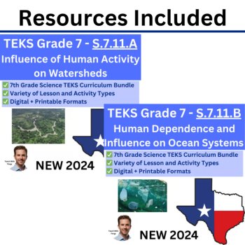 S.7.11 - Earth & Space - Human Impact on the Hydrosphere Bundle | TEKS 7th Grade, image 3