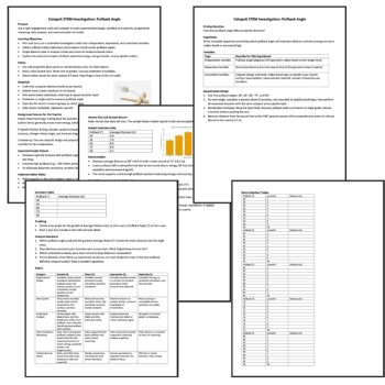 Catapult STEM Lab: Pullback Angle vs Distance Investigation | Scientific Method, image 2