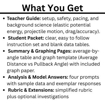 Catapult STEM Lab: Pullback Angle vs Distance Investigation | Scientific Method, image 3