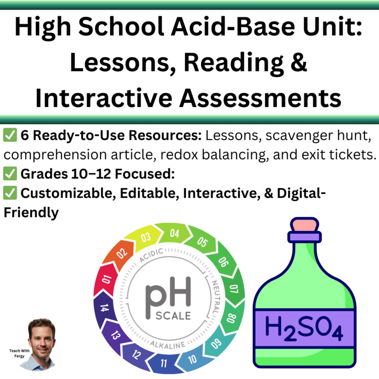 High School Acid‑Base Unit: Lessons, Reading & Interactive Assessments