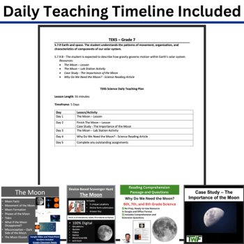 S.7.9.B - The Moon | TEKS Science 7th Grade | Phases of the Moon | STAAR, image 3