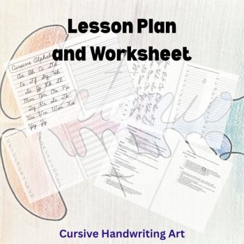 Cursive handwriting / symmetrical name / art activity, image 3