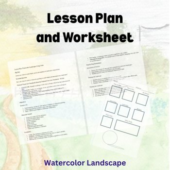 Watercolor Painting Landscape in Value / art activity, image 3